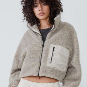 Zara Cropped Jacket --- Reversible